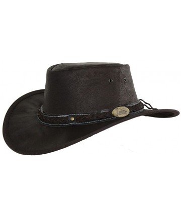 Cowboy Hats Roo Nomad Traveler Outback Hat - Brown - CJ11RIBXP8Z $115.31