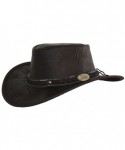 Cowboy Hats Roo Nomad Traveler Outback Hat - Brown - CJ11RIBXP8Z $78.68