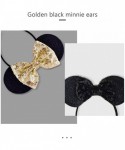 Headbands Mickey Ears Headbands Sequin Hair Band Accessories for Women Girls Cosplay Party - CQ18NO3O4LK $16.75