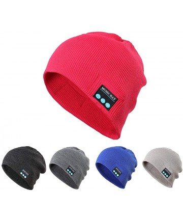 Skullies & Beanies Bluetooth Beanie Hat- Winter Outdoor Sport Knit Cap with Wireless Stereo Headphone Headset Earphone Speake...