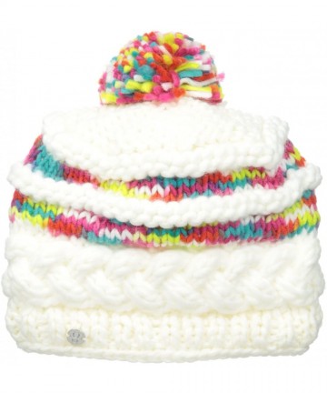 Skullies & Beanies Women's Moritz Hat - White/Multi Color - CL11MBF9COT $39.28
