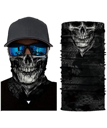 Balaclavas Skull Face Mask- Rave Bandana- Neck Gaiter- Scarf- Summer Balaclava for Dust Wind UV Protection - Ssl - CA198SQ73E...
