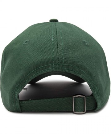 Baseball Caps Cute Moose Hat Baseball Cap - Dark Green - CS18LZ6X58O $20.20
