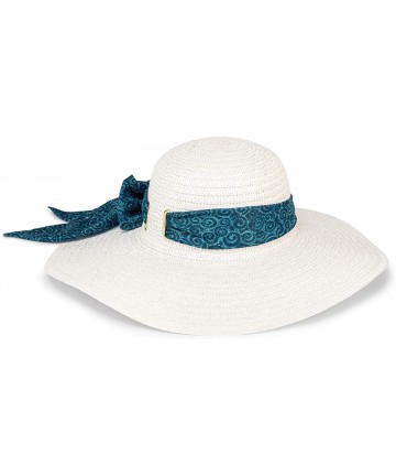 Sun Hats Sun Hat - Teal Swirl White - CE18OEK53QD $29.59