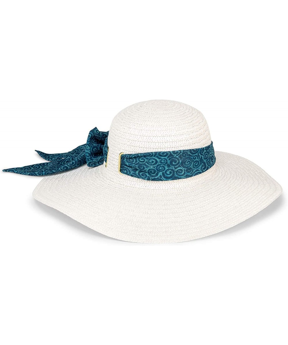 Sun Hats Sun Hat - Teal Swirl White - CE18OEK53QD $29.59