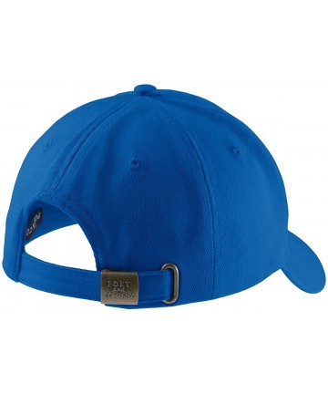 Baseball Caps Port & Company Men's Brushed Twill Cap - Black - CK11QDRW21B $13.39
