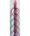 Headbands Boutique Handmade Ribbon HEADBAND HOLDER (ONE HOLDER) - Purple Flowers - CW118TFJHVN $23.21