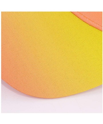 Skullies & Beanies Multicolored Baseball Cap Adjustable Ponytail Hat Breathable Pnybon Cap for Women and Men - Yellow - CO198...