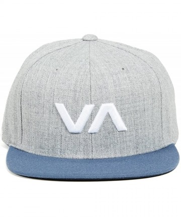 Baseball Caps Men's VA Snapback II Hat - Blue Heather - C818CCA9O2I $41.13