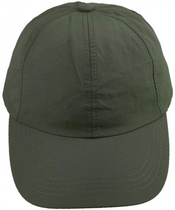 Baseball Caps Unisex Sun Hat-Ultra Thin Quick Dry Lightweight Summer Sport Running Baseball Cap - B-army Green - C212GY6PMQR ...