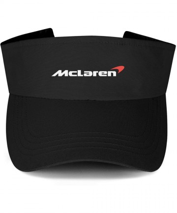 Visors Sun Sports Visor Hat McLaren-Logo- Classic Cotton Tennis Cap for Men Women Black - Mclaren Logo - CI18AKNG8XW $24.29