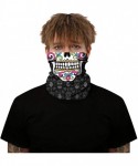 Balaclavas Multifunctional Seamless Face Mask Bandanas Headband Neck Gaiter for Dust-Sun UV Protection - Skull 1 - CW1989AT26...