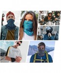 Balaclavas Multi-Purpose Neck Gaiter with Safety Carbon Filters Bandanas for Sports/Outdoors/Festivals - Grey - C31987EH4YU $...