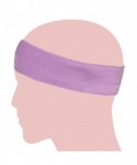 Headbands Simple Solid Color Stretch Headband - Purple (1 Pc) - 1 Pcs - Purple - C111DFFIL6T $12.64