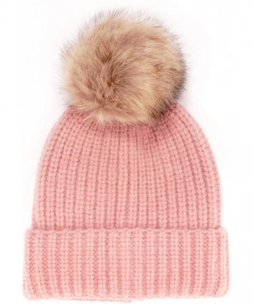 Skullies & Beanies Cozy Winter Christmas Theme Hat - 04 Pink Beanie - CP193YLUML7 $17.15