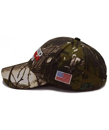 Baseball Caps Donald Trump 2020 Keep America Great Cap Adjustable Baseball Hat with USA Flag - Breathable Eyelets - C018RLHNO...