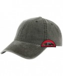 Baseball Caps Vintage Washed Cotton Adjustable Dad Hat Baseball Cap (Dark Olive Green 96R) - C21866MG2UA $18.64