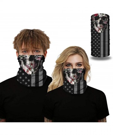 Balaclavas 5 Pack Unisex Sun UV Protection Anti Dust Neck Gaiter Mask Face Cover Bandana - 4 Pack-a - CW199OE35CT $28.07