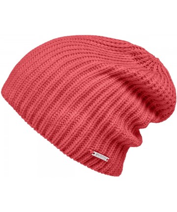 Skullies & Beanies Fitted Knit Beanie Hat for Men & Women - Stylish- Soft & Warm Beanie - Pink - C618NLESYXH $14.69