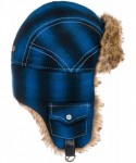 Bomber Hats Trooper Ear Flap Cap w/Faux Fur Lining Hat - Western Trapper - C411PV6E1DR $18.14