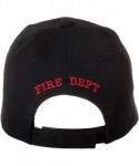 Baseball Caps Fire Department First in Last Out Cap - Firefighter Gift -100% Cotton Embroidered Hat - CX17XSSYGW2 $16.64