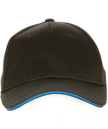 Baseball Caps Cool Vent Baseball Cap with Trim - Blue - CY11HMSXCPP $13.41