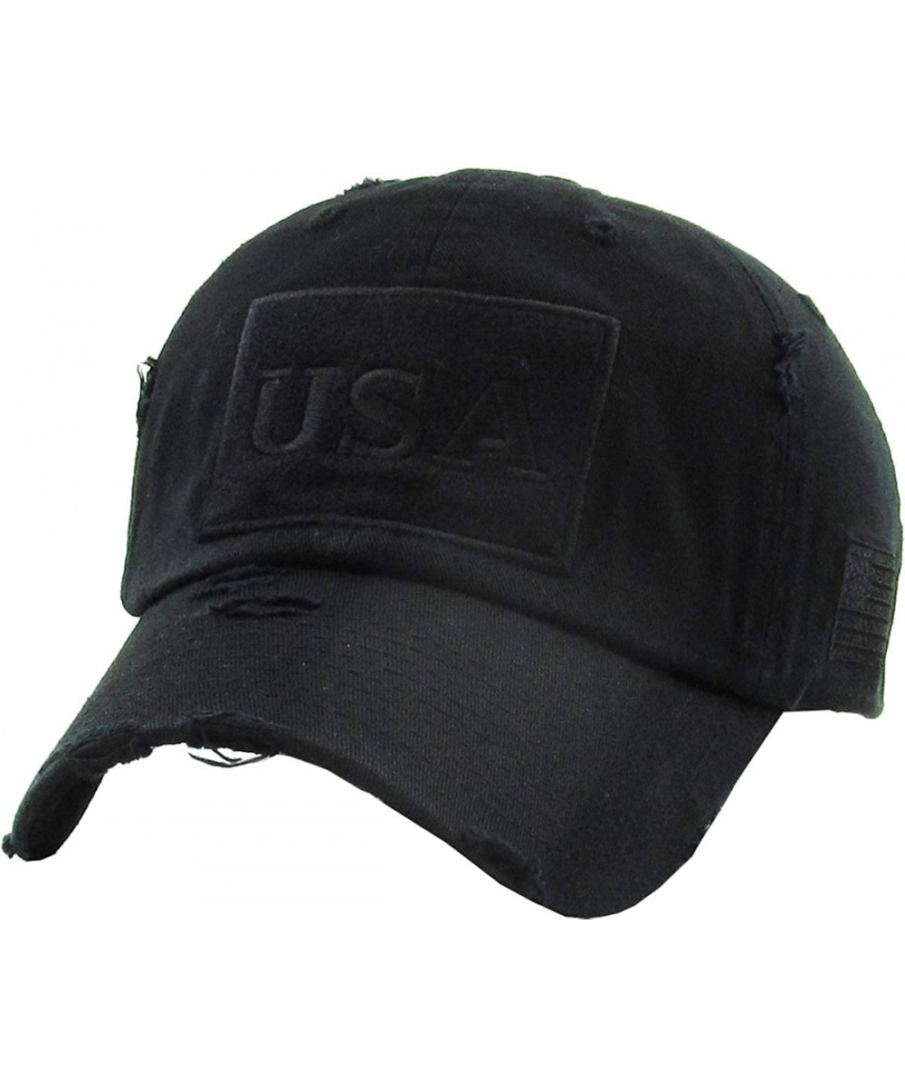 Baseball Caps Tactical Operator Collection with USA Flag Patch US Army Military Cap Fashion Trucker Twill Mesh - CF18XKYW32T ...