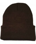 Skullies & Beanies Unisex Slouchy Knitting Beanie Hip Hop Cap Warm Winter Ski Hat - Coffee - C418HYXXSS3 $11.95