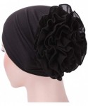 Skullies & Beanies Women Flower Elastic Turban Beanie Wrap Chemo Cap Hat - 1 - C5188AQHZ8K $24.65