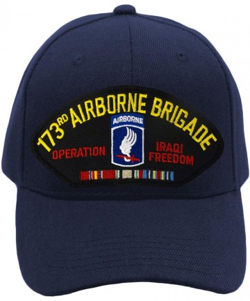 Baseball Caps 173rd Airborne - Operation Iraqi Freedom Veteran Hat/Ballcap Adjustable One Size Fits Most - Navy Blue - CM18TM...
