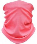 Balaclavas Bandana Cloth Face Mask Washable Face Covering Neck Gaiter Dust Mask - Lightcoral - CK198SS9UYL $11.87