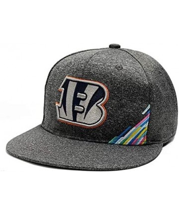 Baseball Caps 100 Commemorative Team Adjustable Baseball Hat Mens Sports Fit Cap Classic Dark Grey Design - Cincinnati Bengal...