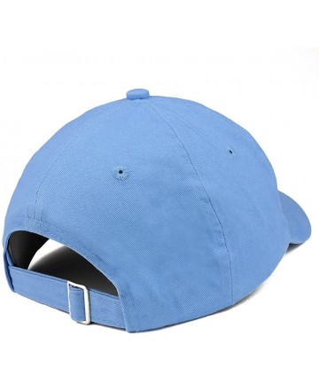 Baseball Caps Boston Terrier Embroidered Brushed Cotton Dad Hat Ball Cap - Carolina Blue - CL180D9I24K $26.92