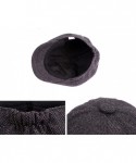Newsboy Caps Mens Tweed Ivy Newsboy Cabbie Gatsby Golf Beret Painter Hats Caps for Men - Darkgrey - CU186H9XX7U $15.61