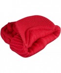 Skullies & Beanies Winter Newsboy Cable Knitted Visor Beanie Bill Winter Warm Hat - Hot Pink & Red - CM11T4H2XLL $14.39