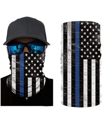 Balaclavas Stripes USA Flag Print Balaclava and Cool Skull Stars for Men Women Dust Wind Mask Neck Gaiter - Cy-ac118 - CS199I...