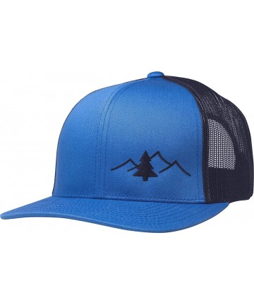 Baseball Caps Trucker Hat - The Great Outdoors - Blue/Charcoal - CJ18KO6UEDT $36.82