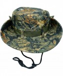 Sun Hats Jungle Camo Boonie Sun Hat Snap Wide Brim Caps Outdoor Fishing Hunting Safari Cap - Army Camo - CO18DAGNDTK $17.65