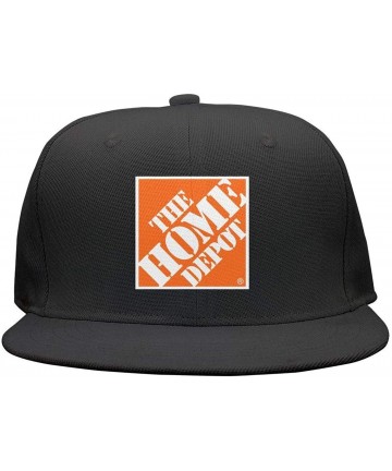 Baseball Caps Mens Womens Adjustable The-Home-Depot-Orange-Symbol-Logo-Custom Running Cap Hat - Black-37 - C818QH3UL6Z $34.62