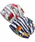 Skullies & Beanies Chemo Cancer Sleep Scarf Hat Cap Cotton Beanie Lace Flower Printed Hair Cover Wrap Turban Headwear - C9196...