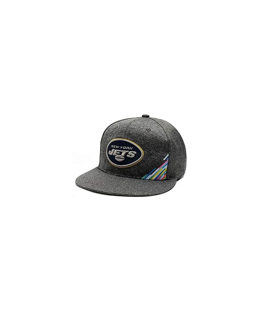 Baseball Caps 100 Commemorative Team Adjustable Baseball Hat Mens Sports Fit Cap Classic Dark Grey Design - New York Jets - C...