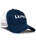 Baseball Caps Stylish Mens Trucker Hat Lund-Logo- Baseball Caps for Women Crazy Cotton Adjustable Unisex Mesh Ball Cap - CA18...