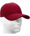 Baseball Caps Baseball Dad Cap Adjustable Size Perfect for Running Workouts and Outdoor Activities - 1pc Burgundy - C6185DN4G...