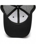 Baseball Caps All Cotton Golf Cap Classic Snapback Printed Mesh Hats - Black-104 - CX18UKEN3KI $20.08