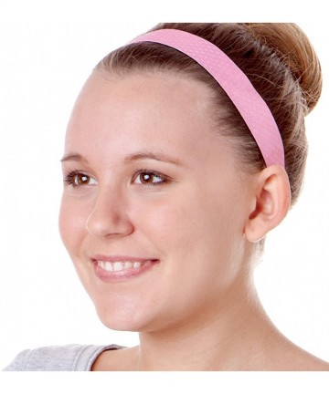 Headbands Women's Adjustable Non Slip Geo Sport Headband Multi Gift Pack - Wide Pink 1pk - CW1862HZNDK $12.44