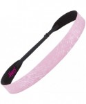 Headbands Women's Adjustable Non Slip Geo Sport Headband Multi Gift Pack - Wide Pink 1pk - CW1862HZNDK $12.44