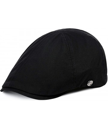 Newsboy Caps Summer Mens Beret Newsboy Visor Cap Thin Cotton Golf Irish Black Flat Caps Bakerboy Driving Hats for Men - CD18U...