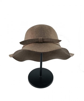 Sun Hats Cloche Hats for Women 100% Wool Fedora Bucket Bowler Hat 1920s Vintage Kentucky Derby Church Party Hats - CI194HY44D...