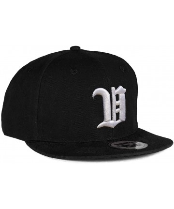 Baseball Caps Snapback Hat Raised 3D Embroidery Letter Baseball Cap Hiphop Headwear - V - CY11WND4DGB $19.11