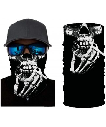 Balaclavas Multifunctional Bandana- Face Mask Bandanas-Headwear- Magic Scarf- Headband - Skull - C31987XA4D0 $14.07